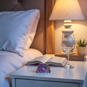 Indigo αχάτης δίπλα σου για πνευματική εξερεύνηση και αρμονία