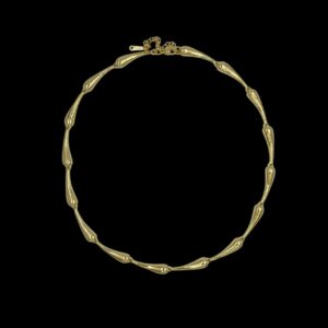 περιδέραιο, κολιέ σταγόνα σε χρυσό χρώμα stainless steel vuf.gr