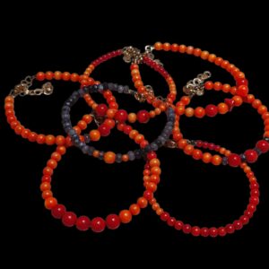 βραχιόλια κόκκινα κοράλλια χειροποίητα συλλογή. vuf.gr