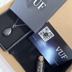 Energy Protection Set , Onyx pendant | bottle with black tourmaline & copper